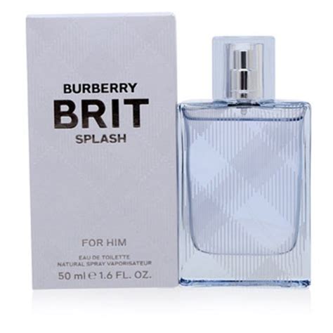 burberry brit splash for him eau de toilette 50ml|burberry brit 3.3 oz.